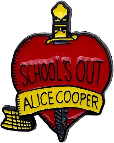 Alice Cooper School's Out Metal Lapel Pin in Saudi Arabia