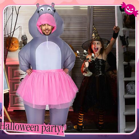 Halloween Inflatable Costumes Inflatable Hippo Costume for Adult Blow up Halloween Cosplay Party Dressed up for Men Women in Saudi Arabia