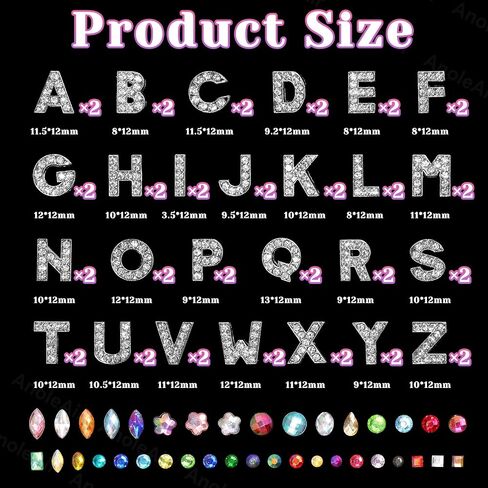 126 Pcs Silver Junk Case Charms, Planet Star Heart Nail Charms, Big A-Z Alphabet Letters for Junk Charm, Charm for Junk Cases Nail Art DIY Crafts Accessories in Kuwait