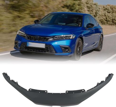 غطاء شبكي علوي للمصد الأمامي من Bewild متوافق مع 2022 2023 2024 Honda Civic Black 71111T43A01، HO1201106 in Kuwait