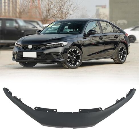 غطاء شبكي علوي للمصد الأمامي من Bewild متوافق مع 2022 2023 2024 Honda Civic Black 71111T43A01، HO1201106 in Kuwait