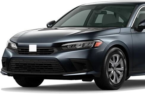 غطاء شبكي علوي للمصد الأمامي من Bewild متوافق مع 2022 2023 2024 Honda Civic Black 71111T43A01، HO1201106 in Kuwait