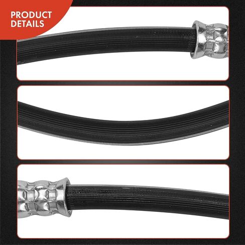 A-Premium Rear Passenger Brake Hydraulic Hose Compatible with Hyundai and Kia Models - Tucson 2010-2016, For Sportage 2011-2016, FWD - Replace# 587382S100(Pack of 2) in Saudi Arabia