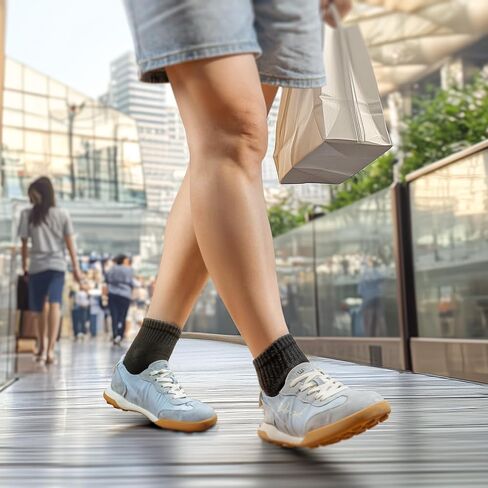 Women Ankle Socks, Active Athletic Casual Socks for Women Sport Running Walking Cushioned Footbed Arch Support in Saudi Arabia