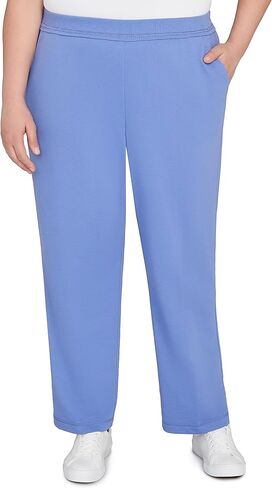 Alfred Dunner Cozy Short Length Slant Pocket Pant in Saudi Arabia