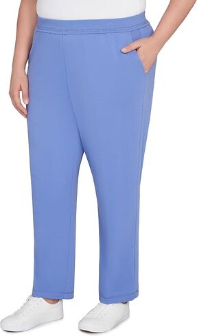 Alfred Dunner Cozy Short Length Slant Pocket Pant in Saudi Arabia