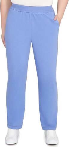 Alfred Dunner Cozy Short Length Slant Pocket Pant in Saudi Arabia