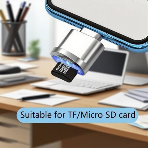 Keychain Micro SD Card Reader Compatible,Type C to Micro SD/TF in Saudi Arabia