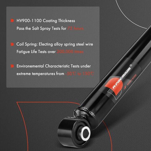 A-Premium Rear Pair (2) Shock Absorber Compatible with Mitsubishi Montero 2001-2006, Driver and Passenger Side in Saudi Arabia