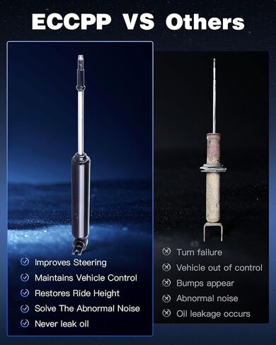 Shocks Struts,ECCPP Front Rear Shock Absorbers Strut Kits Compatible with 2006 2007 Dodge Ram 1500,2003 2004 2005 2006 2007 2008 2009 2010 Dodge Ram 2500/Ram 3500 344400 34520 344401 34521 in Saudi Arabia