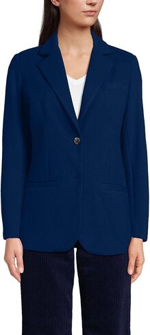 Lands' End Women's Brushed Ponte Traditional Blazer in Saudi Arabia