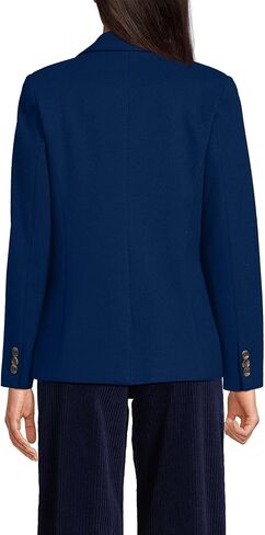 Lands' End Women's Brushed Ponte Traditional Blazer in Saudi Arabia