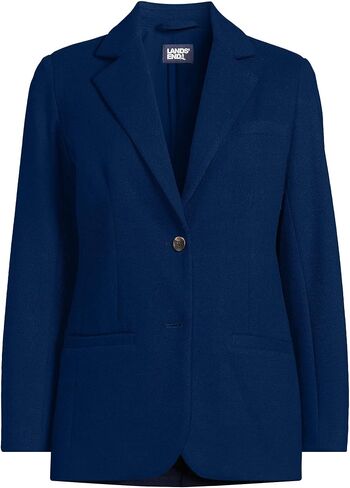 Lands' End Women's Brushed Ponte Traditional Blazer in Saudi Arabia