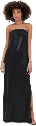 Norma Kamali Women's Strapless Tailored Side Slit Gown in Saudi Arabia