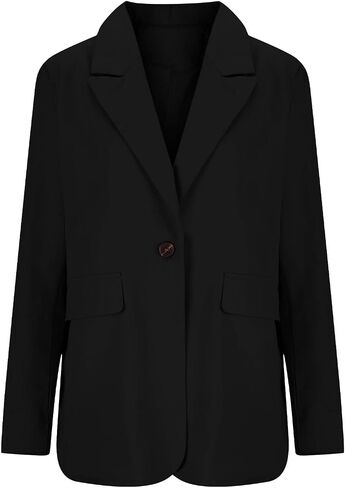 Aymnlox Womens Blazers for Work Casual Spring Fall Long Sleeve Open Front Business Work Office Dressy Suit Jackets in Saudi Arabia