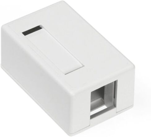 Leviton 41089-4EP QuickPort Surface Mount، 4 منافذ، أسود in Kuwait