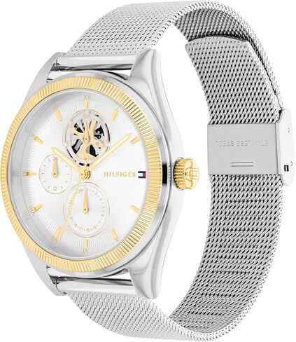 Tommy Hilfiger Classic Multi-Function Quartz Watch - Stainless Steel Wristwatch for Women, Water Resistant Up to 3 ATM/30 Meters - Premium Fashion Timepiece for All Occasions - 38mm in Saudi Arabia