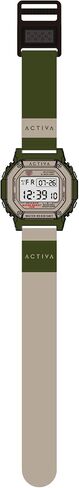 ACTIVA x INVICTA DIGITAL ESSENTIALS للجنسين 44.5 ملم ABS أسمر ضارب للصفرة + أخضر زيتوني قرص رقمي إلكتروني غير قابل للتطبيق in Saudi Arabia