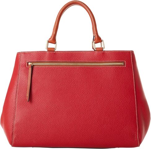 أكياس Dooney & Bourke Satchel للنساء ، حقيبة يد جلدية من الحبوب من جلد الحبوب مع حزام Crossbody in Kuwait