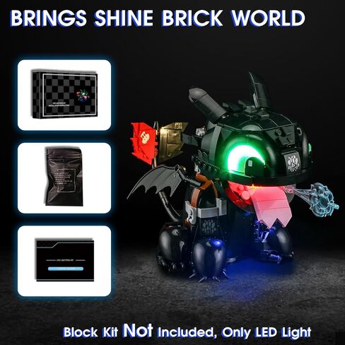 Vaodest Led Light for Lego 21349 Ideas Tuxedo Cat Model,Design and Configuration Compatible with Model 21349(Led Light Only, Not Building Block Kit) in Kuwait