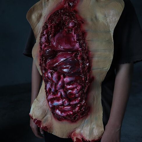 Scary Halloween Costume Decorations Bloody Organs Intestine Fake Human Horror Zombie Costume Halloween Props in Saudi Arabia