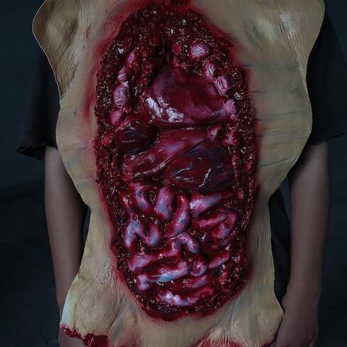 Scary Halloween Costume Decorations Bloody Organs Intestine Fake Human Horror Zombie Costume Halloween Props in Saudi Arabia