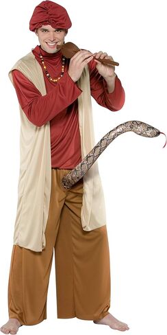 Rasta Imposta Snake Charmer Costume, Men's Adult One Size in Saudi Arabia