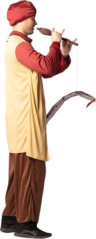 Rasta Imposta Snake Charmer Costume, Men's Adult One Size in Saudi Arabia