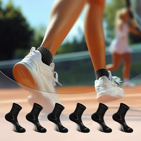 Women Ankle Socks, Active Athletic Casual Socks for Women Sport Running Walking Cushioned Footbed Arch Support in Saudi Arabia