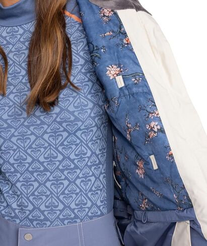 سترة Roxy للسيدات Chloe Kim Parka Snow - مقاومة للماء 15 كيلو، معزولة، خالية من Pfas in Saudi Arabia
