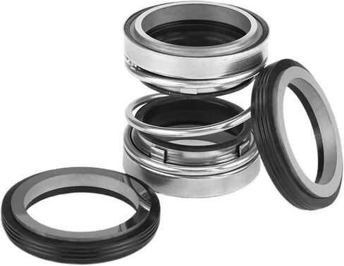 1pcs 208 Series Mechanical Shaft Seal For Inline Water Pump 12mm 14mm 15mm 16mm 17mm 18mm 19mm 20mm 22mm 24mm 25mm 28mm 30mm 32mm(SIC-SIC-NBR,15mm) in Saudi Arabia
