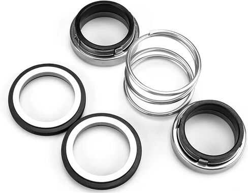 1pcs 208 Series Mechanical Shaft Seal For Inline Water Pump 12mm 14mm 15mm 16mm 17mm 18mm 19mm 20mm 22mm 24mm 25mm 28mm 30mm 32mm(SIC-SIC-NBR,15mm) in Saudi Arabia