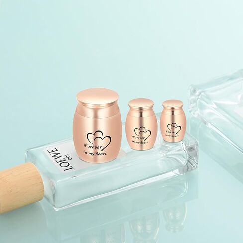 3 Pack Urn for Ashes,Stainless Steel Funeral Urn Cremation Urn for Ashes with Different Size for Human,Dog, Cat Ashes(Silver) in Saudi Arabia