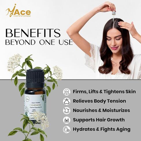 زيت القرنفل الطبيعي النقي من My Ace زيت القرنفل المقطر بالبخار للأسنان واللثة والناشر والجلد والوجه والشعر وفروة الرأس والعلاج العطري وصابون DIY - تتضمن قطارة - 4 أونصة سائلة in Saudi Arabia
