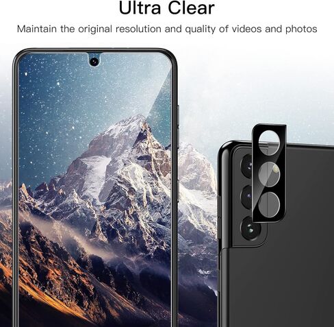 JETech Screen Protector for Samsung Galaxy S24 FE with Camera Lens Protector, Tempered Glass Film, Fingerprint ID Compatible, HD Clear, 2-Pack Each in Saudi Arabia