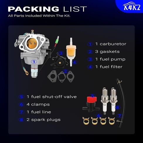 32-853-08 Carburetor with Fuel Pump kit for Kohler 22 23 24 25 26 27 HP SV735 SV720 SV725 SV710 SV715 SV730 SV740 SV810 SV820 SV830 SV840 Engine Replace # 32 853 06-S, 32 853 04-S in Saudi Arabia