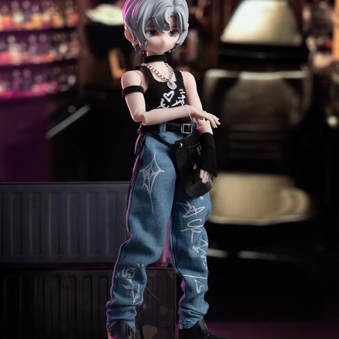 BJD Blind Box,Kawaii SIMONTOYS Series-PEETSOON Male Classmate 1/12 Ball Jointed Doll Collectable Figure Posable Dress Up for Girls Gift Toys in Kuwait