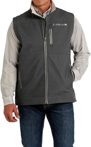 Cinch Men's Conceal Carry Grey Bonded Vest in Saudi Arabia