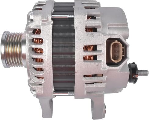 GELUOXI Alternator Replacement for 2011-2017 Juke 2017-2019 Sentra 1.6L L4 23100-1KM1A 23100-3YM1A 23100-BV81C 110A 12V with 6-Groove Clutch Pulley CW in Saudi Arabia