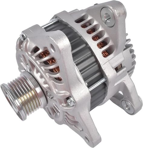 GELUOXI Alternator Replacement for 2011-2017 Juke 2017-2019 Sentra 1.6L L4 23100-1KM1A 23100-3YM1A 23100-BV81C 110A 12V with 6-Groove Clutch Pulley CW in Saudi Arabia