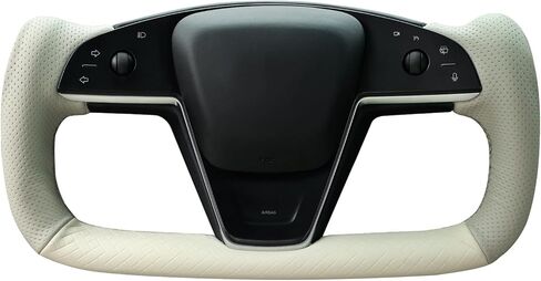 MEWANT Steering Wheel Cover for Tesla Yoke Style Steering Wheel for Model X York Steering Wrap for Model S York Steering Wrap in Saudi Arabia