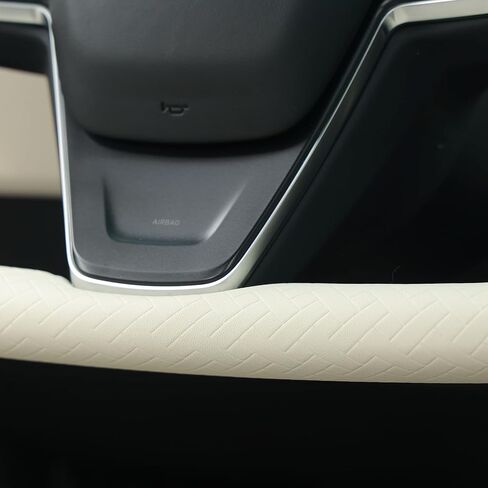 MEWANT Steering Wheel Cover for Tesla Yoke Style Steering Wheel for Model X York Steering Wrap for Model S York Steering Wrap in Saudi Arabia