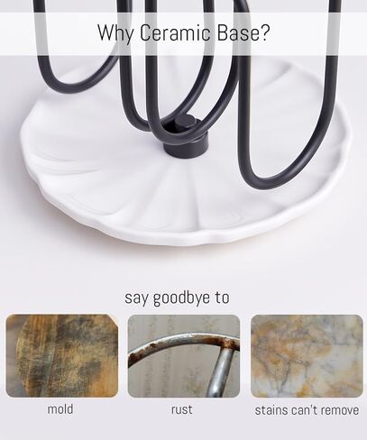 حامل مناديل فروميوم للطاولة، قاعدة سيراميك، تنظيف سهل، وزن 1 رطل، حاملات مناديل ذهبية للمناديل الورقية، سيرفيليتيروس بارا ميساس in Kuwait