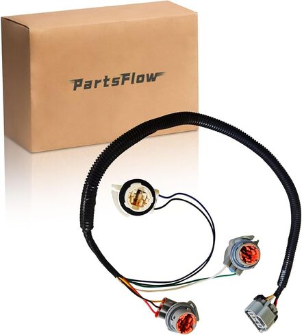 PartsFlow 16532723 Tail Light Socket Wiring Harness Rear Left for 2005-2006 Chevrolet Silverado for 2005 2006 GMC Sierra in Saudi Arabia