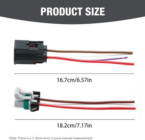 Anxingo 902-209 Cooling Fan Control Module Connector Plug Wire Harness, Replacement for Lincoln MKX, Replacement for Ford Edge Focus Mondeo S-Max Transit Galaxy, Replaces 6W1Z8B658AC in Saudi Arabia