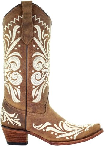 CORRAL Women's Embroidery Western Boot Square Toe - L5464 in Saudi Arabia