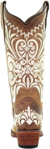 CORRAL Women's Embroidery Western Boot Square Toe - L5464 in Saudi Arabia