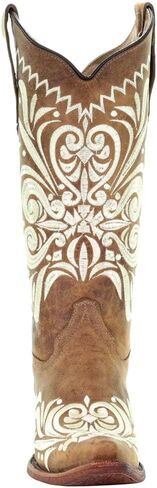 CORRAL Women's Embroidery Western Boot Square Toe - L5464 in Saudi Arabia