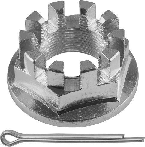 Caltric Rear Axle Nut with Pin Compatible with Honda Trx350 Rancher 350 2X4 4X4 S ES 2000-2006 in Saudi Arabia