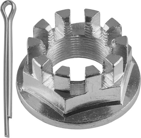 Caltric Rear Axle Nut with Pin Compatible with Honda Trx350 Rancher 350 2X4 4X4 S ES 2000-2006 in Saudi Arabia